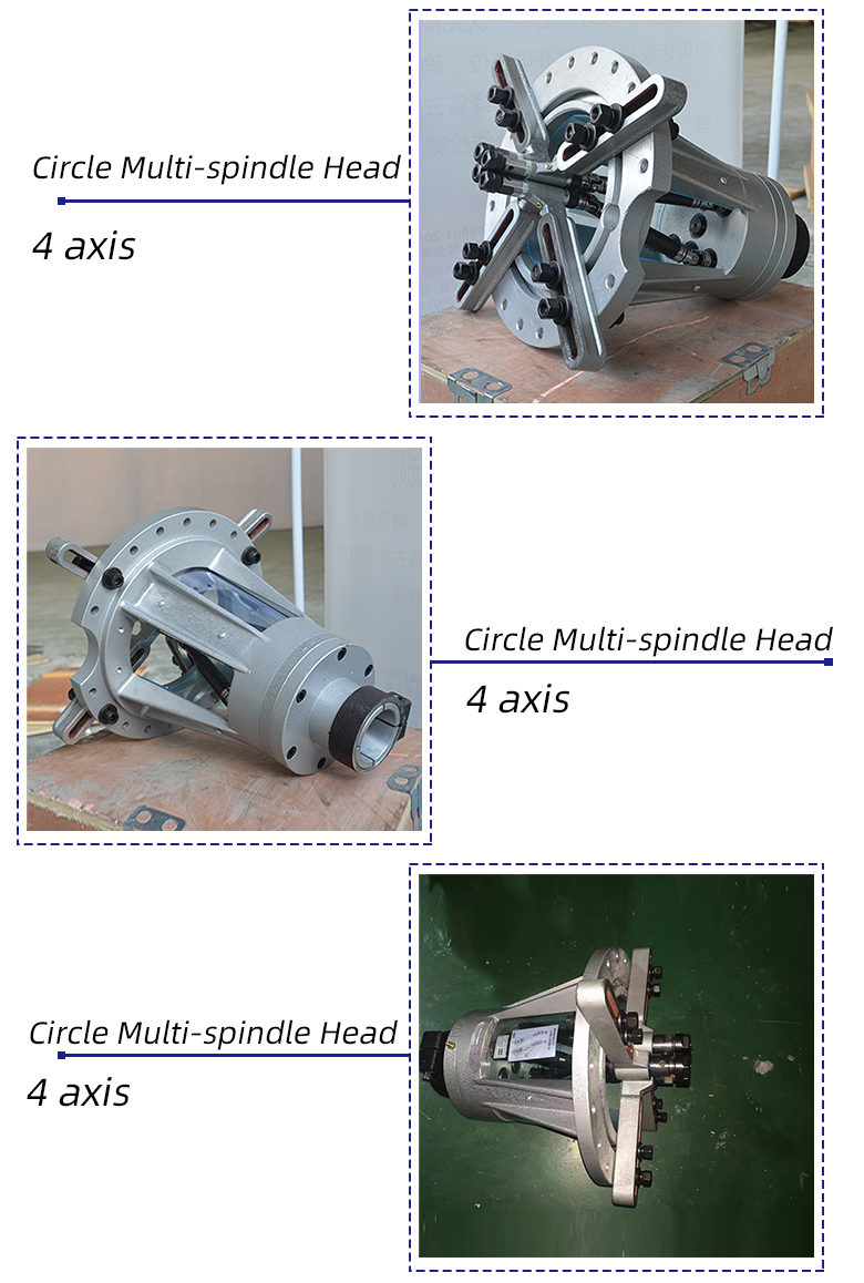 Circle Multi-spindle Head 4-axis For Automatic Drilling Tapping Machine