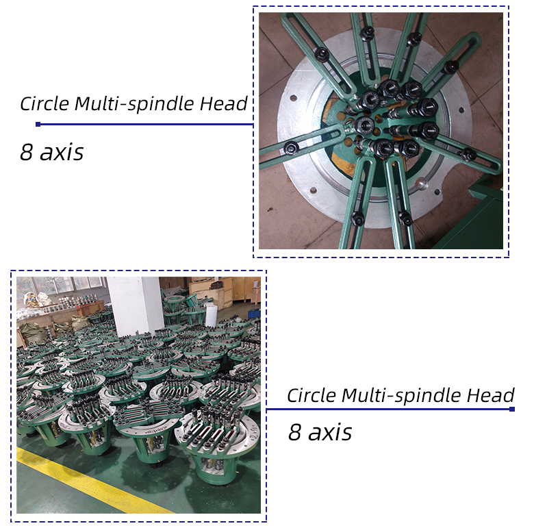 Circle Multi-spindle Head 8-axis High Efficiency For Drilling Tapping