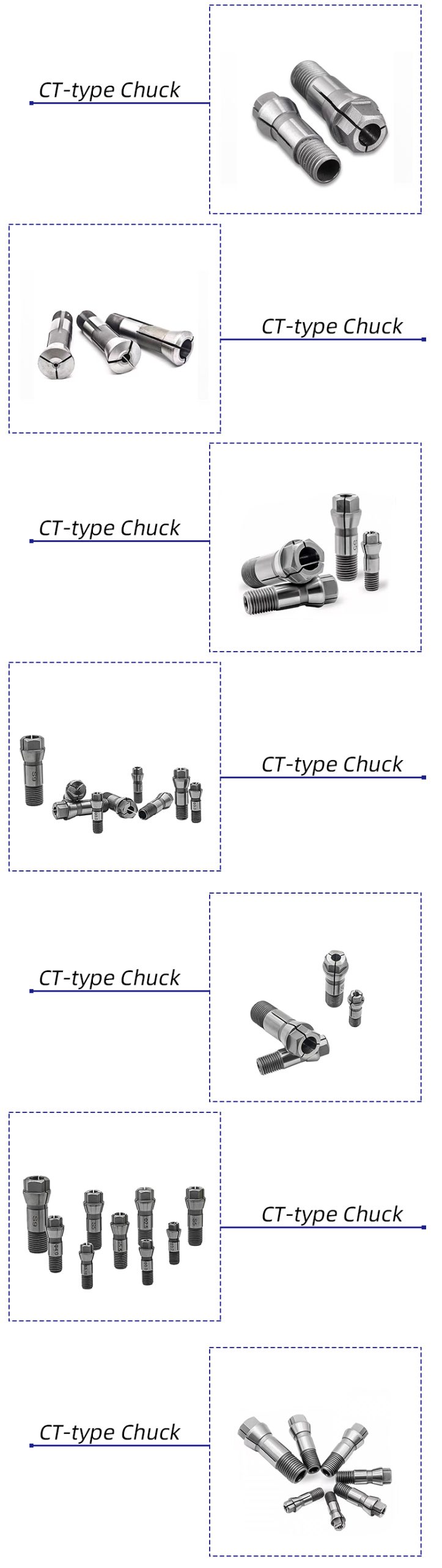 CT Type Spring Elastic Chuck Tap Drill Collet 