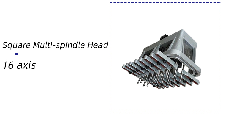 Square Multi-spindle Head 16-axis Hot Sale