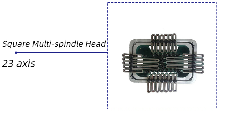 Square Multi-spindle Head 23-Axis For Drilling Tapping Machine