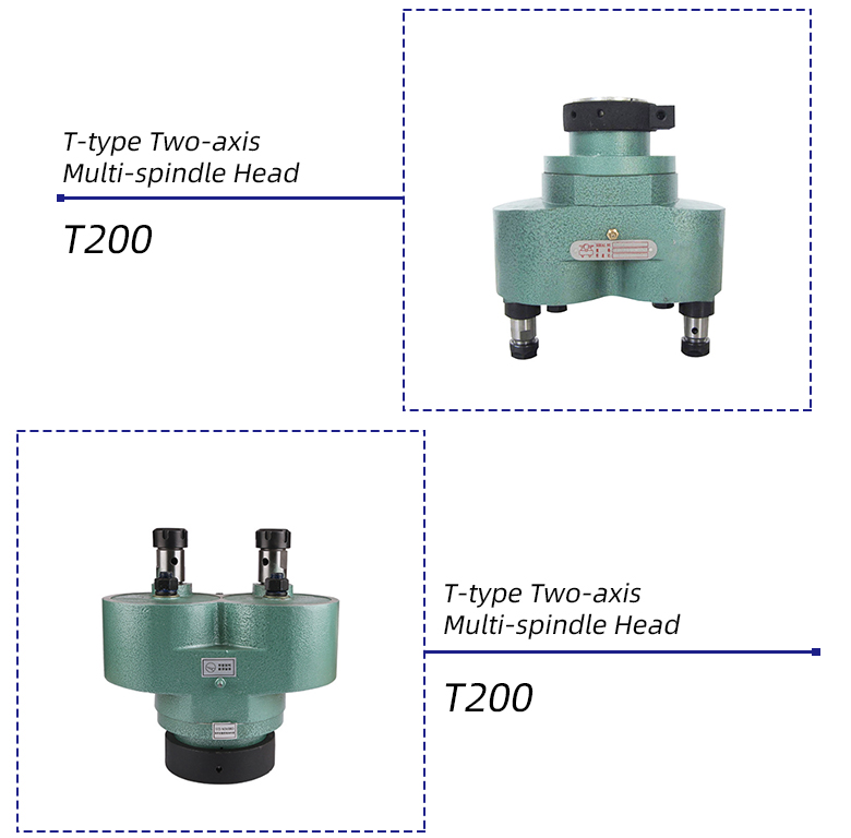 T-type Two-axis Multi-spindle Head